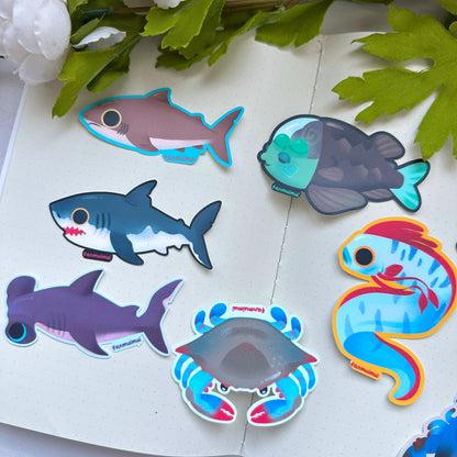 Fish Collection 3 Vinyl Stickers