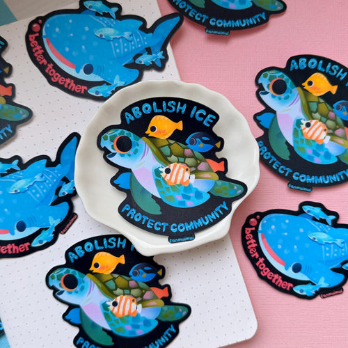 Sea Turtle & Whale Shark Fundraiser Stickers