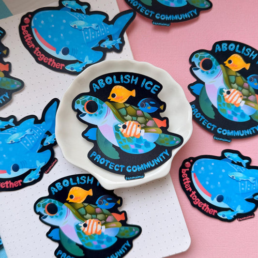 Sea Turtle & Whale Shark Fundraiser Stickers