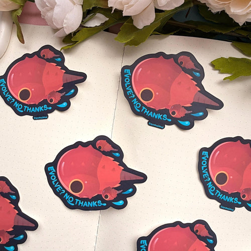 Horseshoe Crab | Evolution? No Thanks Sticker