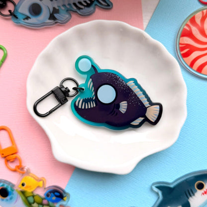 Anglerfish 2.5" Acrylic Charm