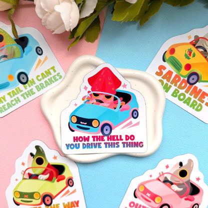 Squid 3.5" Bumper Magnet