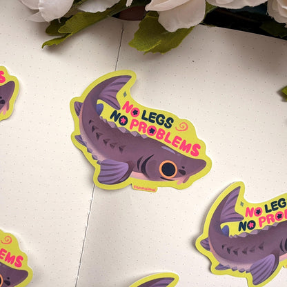 Sturgeon | No Legs, No Problems Sticker