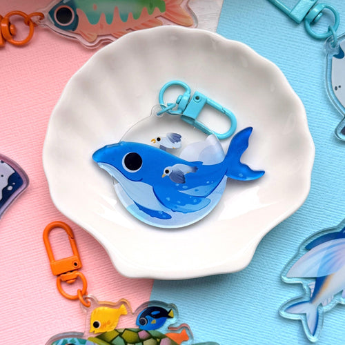 Humpback Whale 2.5" Acrylic Charm