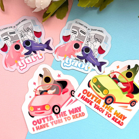 Yuri & Yaoi Bumper Magnets