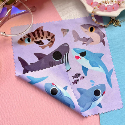 Sharks Microfiber Cleaning Cloth