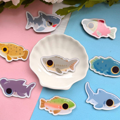 Sturgeon 2.5" Acrylic Fridge Magnet