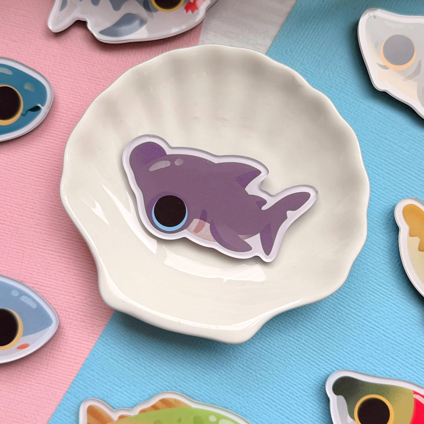 Hammerhead Shark 2.5" Acrylic Fridge Magnet