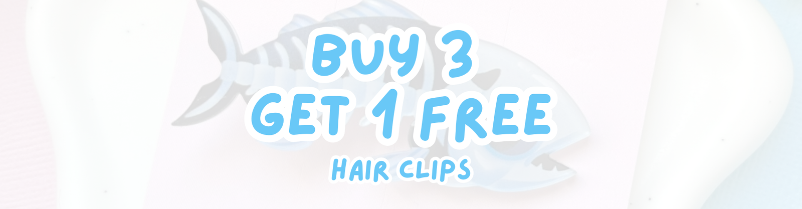 BUY 3 GET 1 FREE HAIR CLIPS